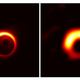 A simulated image of the supermassive black hole at the centre of the M87 galaxy. Hopefully we’ll get a real image of the black hole at the center of our galaxy in 2018. (Image: Monika Moscibrodzka (Radboud University))